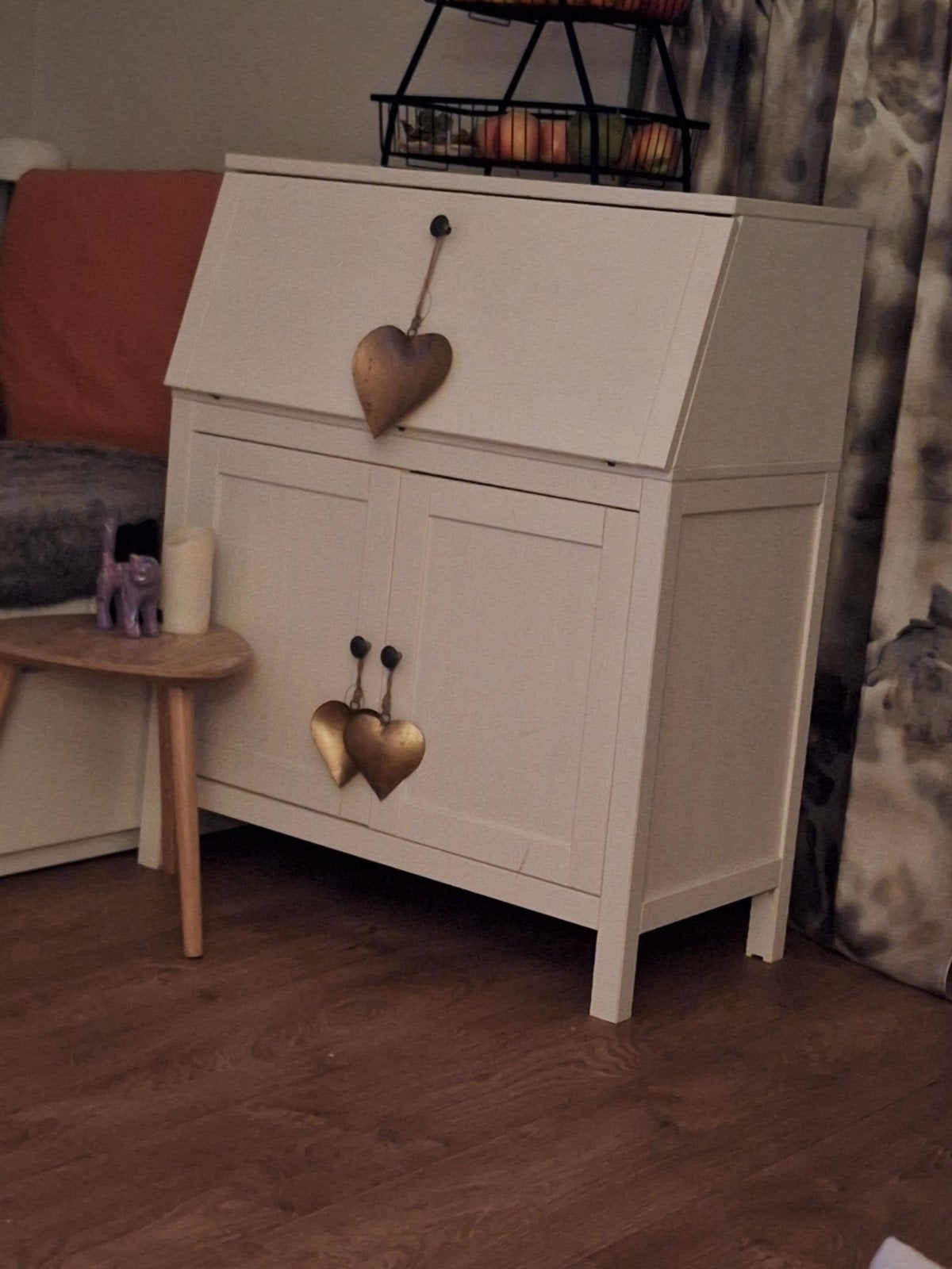 IKEA secretaire/bureau wit, Ophalen, Modern, Scandinavisch, Met deur(en), 100 tot 150 cm