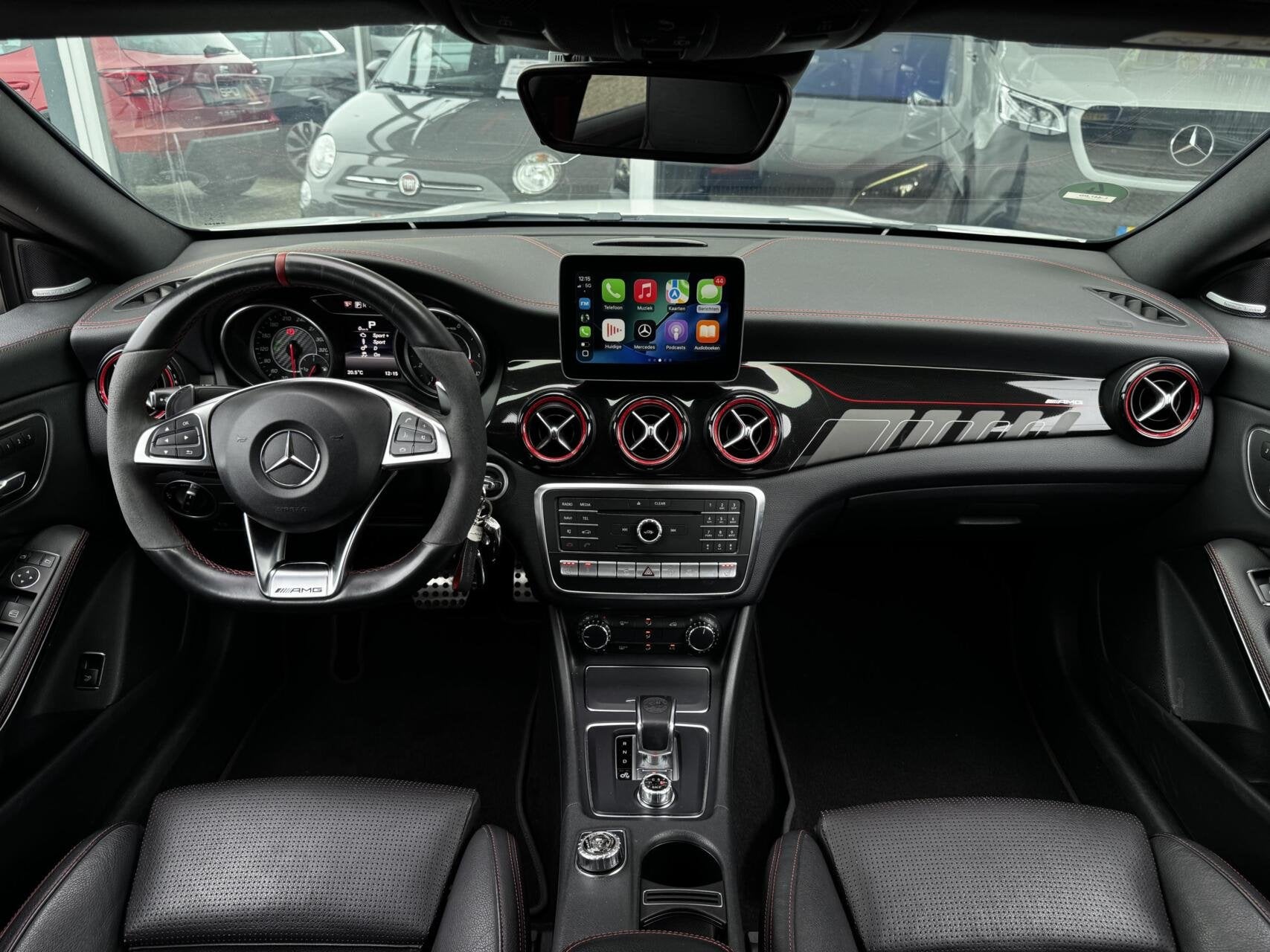 Mercedes CLA-klasse AMG 45 4MATIC|Pano|Performance|19"|381PK, Auto's, Automaat, CLA, Gebruikt, 4 cilinders
