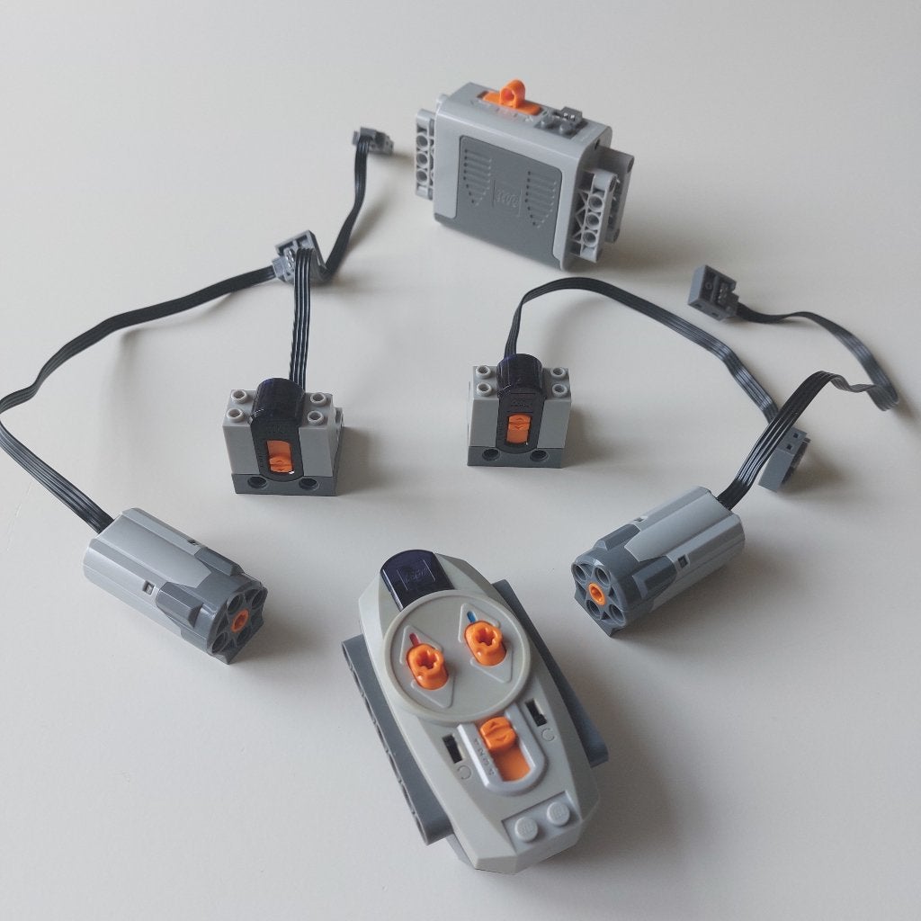 technic Lego motorset 6-delig, Lego, Ophalen of Verzenden, Zo goed als nieuw, Technic