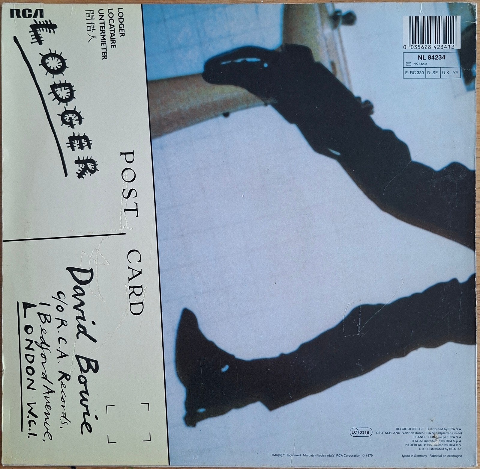 David Bowie - Lodger, Cd's en Dvd's, Ophalen of Verzenden, Zo goed als nieuw, 12 inch, Poprock