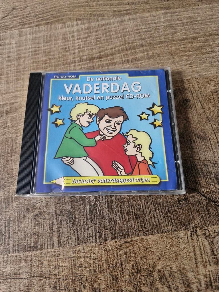 De Nationale Vaderdag kleur, knutsel en puzzel CD-ROM, Cd's en Dvd's, Cd's | Kinderen en Jeugd, Ophalen of Verzenden, Zo goed als nieuw
