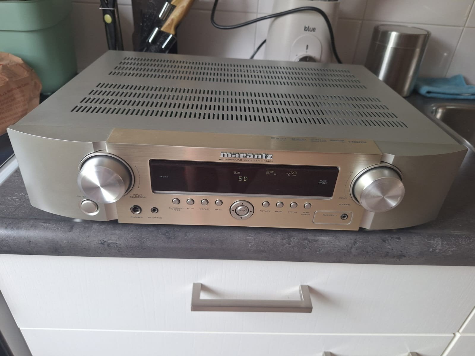 te koop versterker, Audio, Tv en Foto, Versterkers en Receivers, Ophalen, 120 watt of meer, Overige merken