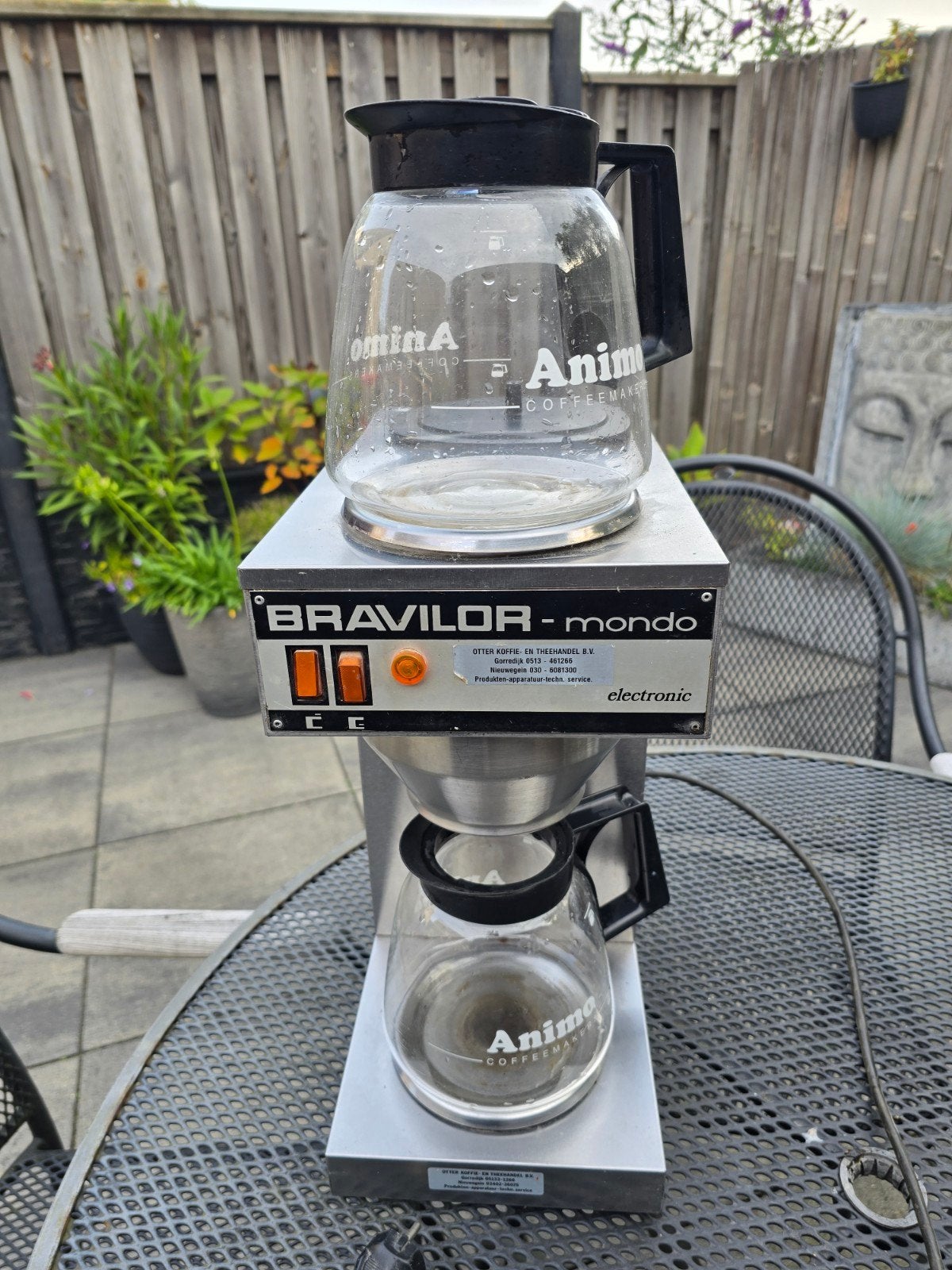 Bravilor Mondo Koffiezetapparaat met filters, Ophalen, Gebruikt, 10 kopjes of meer, Koffiemachine