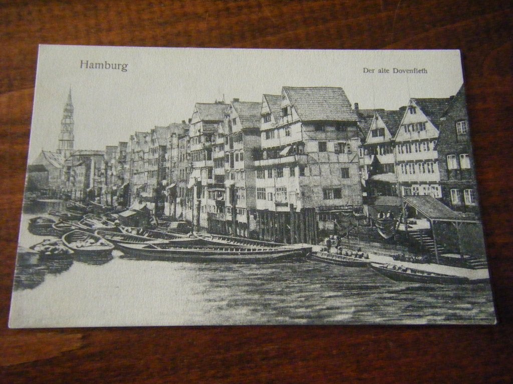 S43 - Schip / Schepen - Hamburg - Dovenfleet - Binnenvaart, Ophalen of Verzenden, Gebruikt, Kaart, Foto of Prent