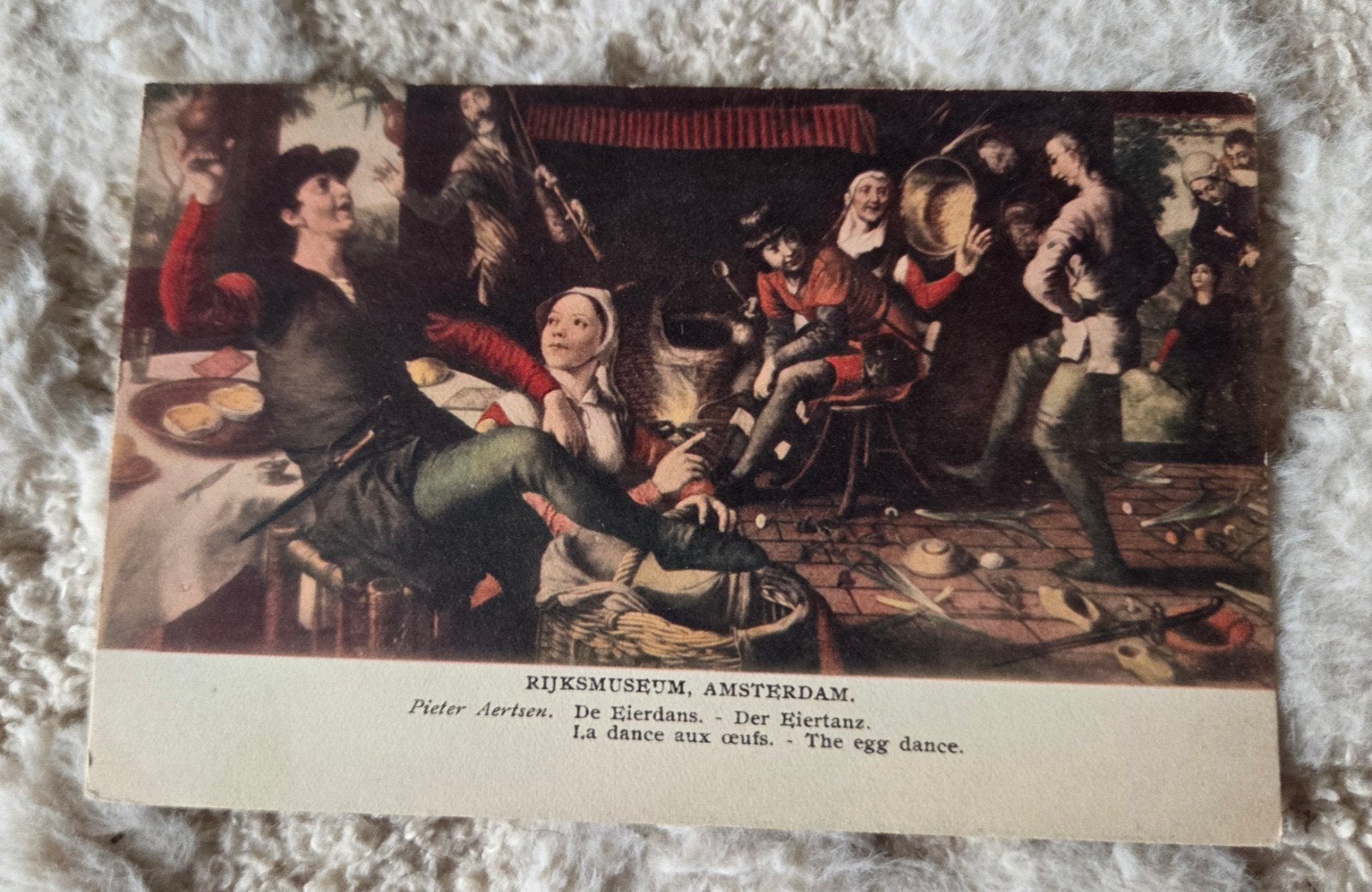 Rijksmuseum Amsterdam - Pieter Aertsen - Eierdans, Verzenden, Ongelopen, Overige thema's