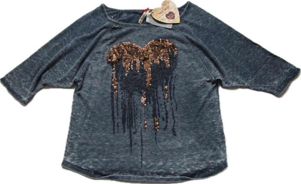 Shirt Key Largo, Kleding | Dames, T-shirts, Nieuw, Maat 38/40 (M), Blauw, Lange mouw, Verzenden