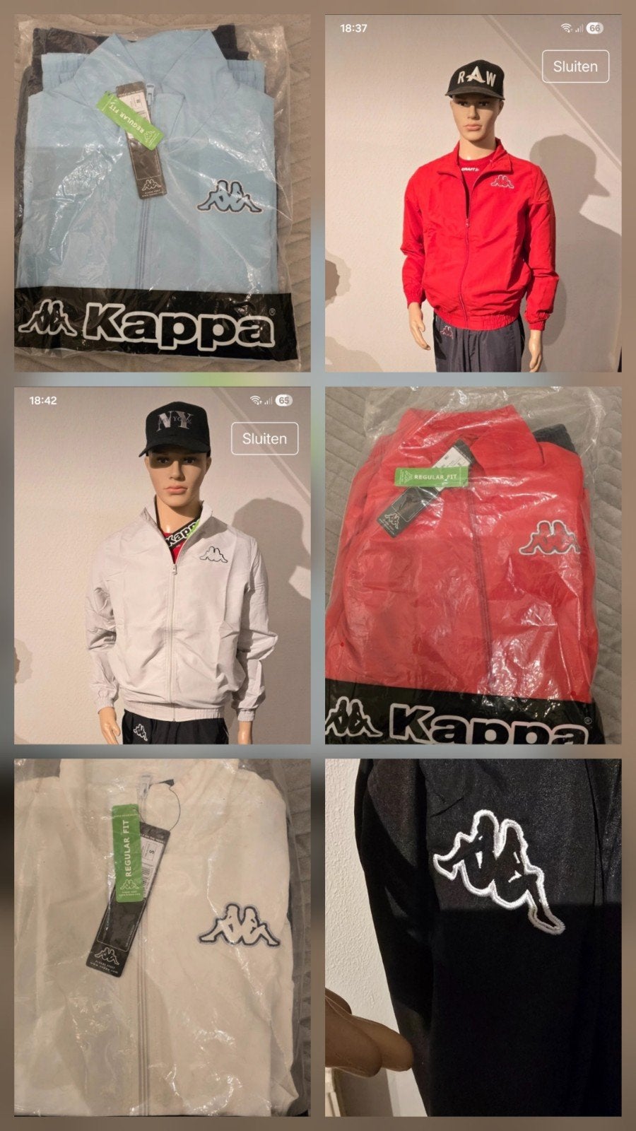 Kappa trainingspak/vrijetijdspak (S,M,L) 6X NIEUW, Overige merken, Nieuw, Ophalen of Verzenden, Overige sporten
