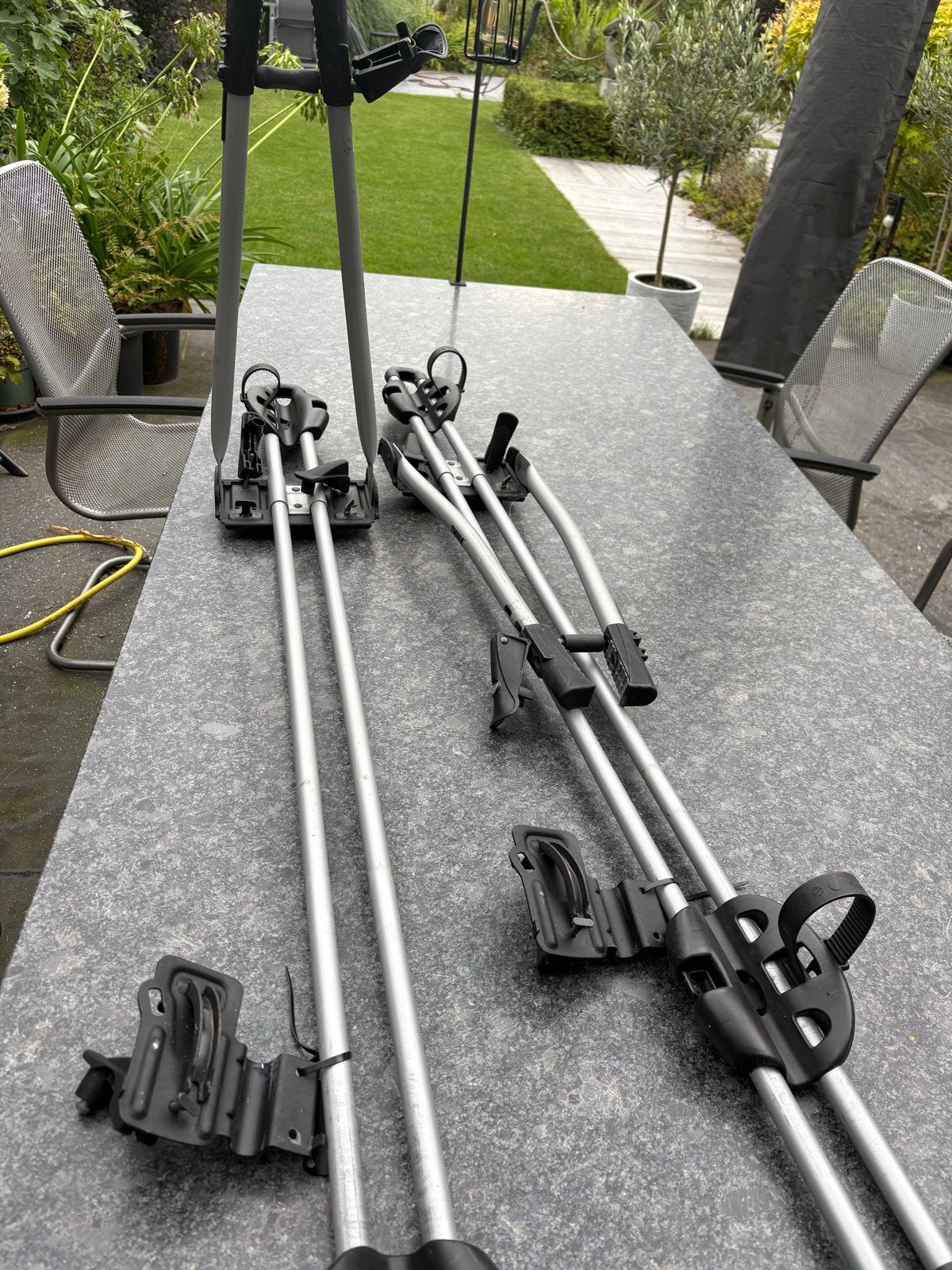 Thule dakfietsendrager freeride 532, Auto diversen, Ophalen, Gebruikt, Brede banden, Dakdrager