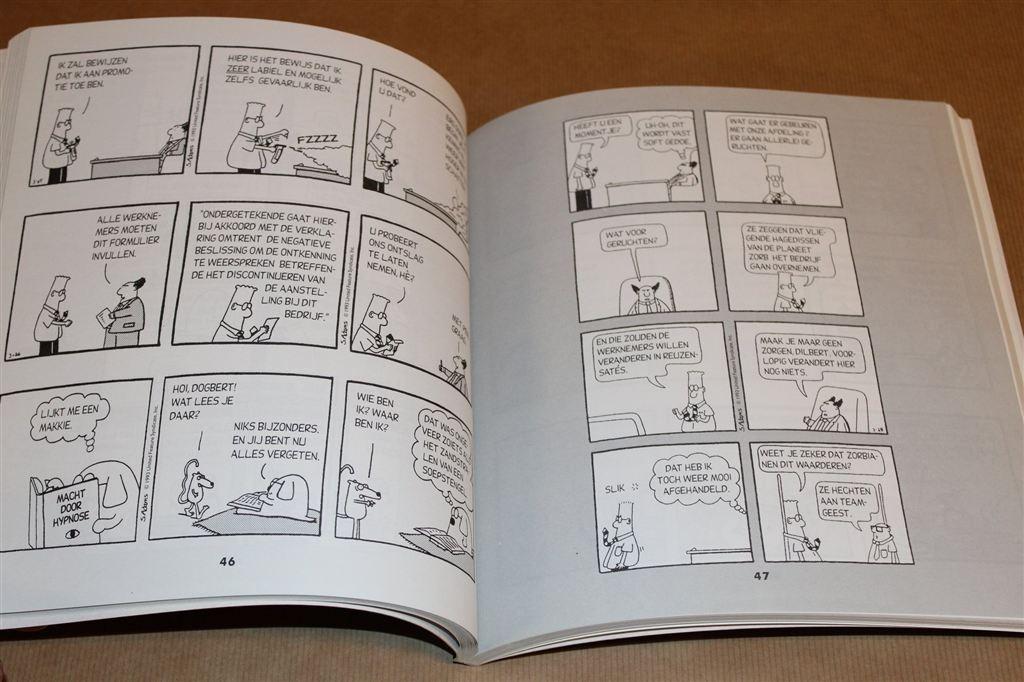 Krachtpatser met de Muis — Dilbert Deel 1 [Scott Adams], Boeken, Stripboeken, Eén stripboek, Ophalen of Verzenden, Zo goed als nieuw
