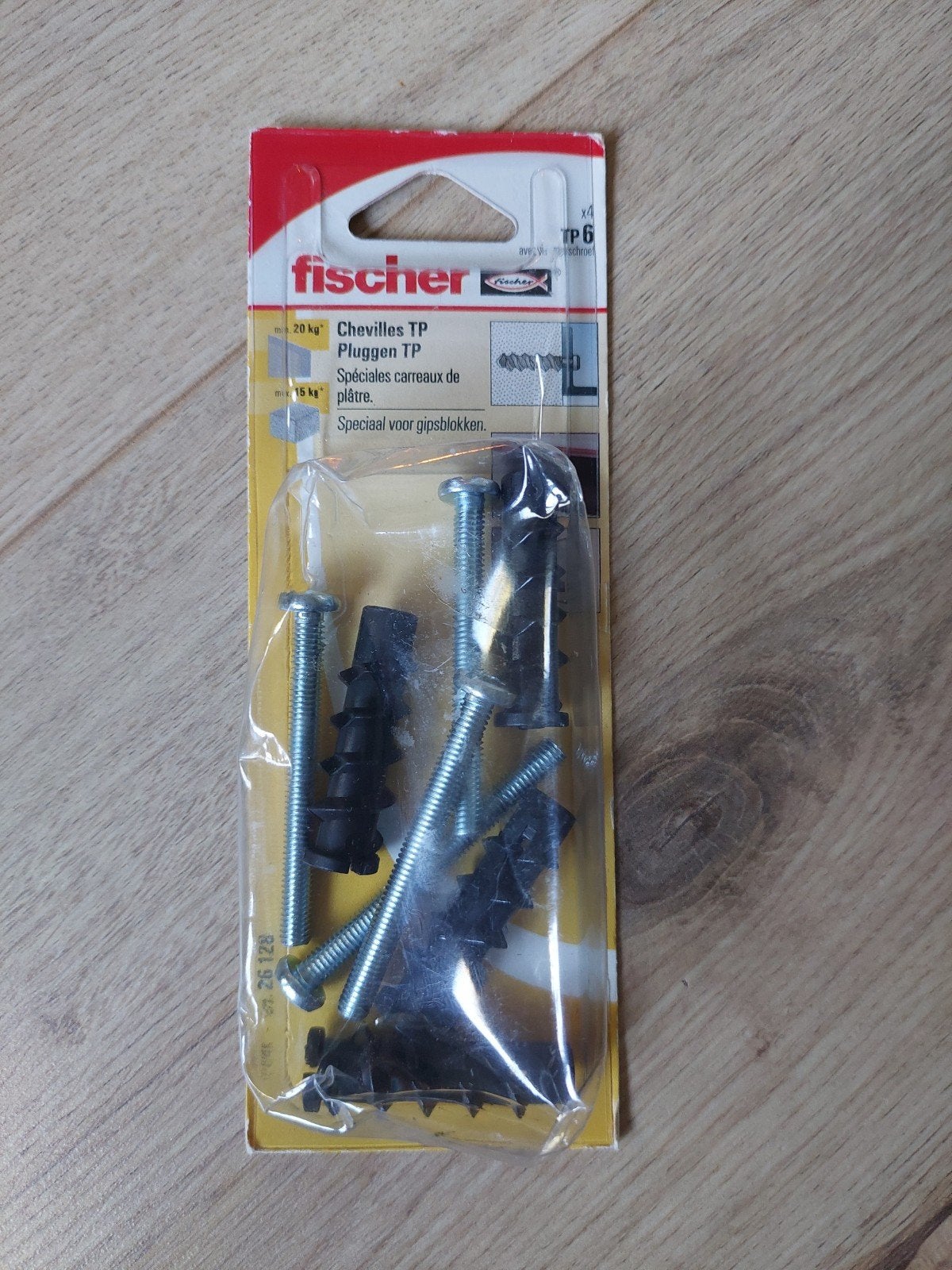 Fischer schroeven met pluggen voor gipsblokken / cellenbeton, Ophalen of Verzenden, Nieuw, 50 tot 100 mm