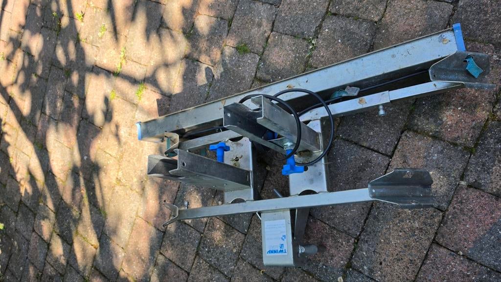 Twinny Load fietsendrager voor 2 fietsen, Ophalen of Verzenden, 2 fietsen, Gebruikt, Trekhaakdrager