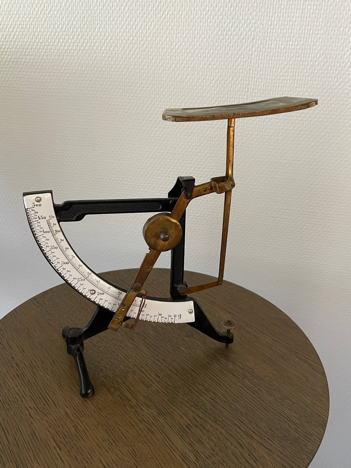 Antieke Philipp Jakob Maul "Concav" postweegschaal, Ophalen of Verzenden