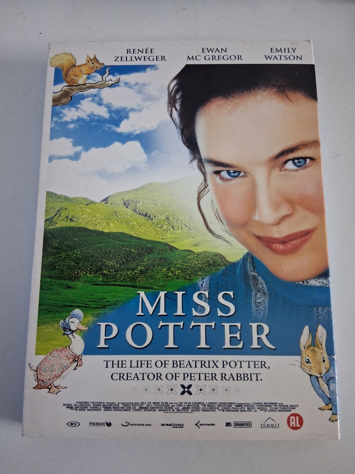 Miss Potter - life of Beatrix Potter creator of Peter Rabbit, Cd's en Dvd's, Vanaf 12 jaar, Ophalen of Verzenden, Zo goed als nieuw