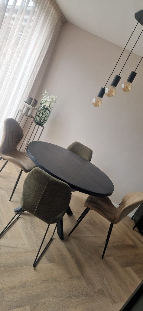 Eethoek, Huis en Inrichting, Ophalen, Gebruikt, Rond, MANGO HOUT