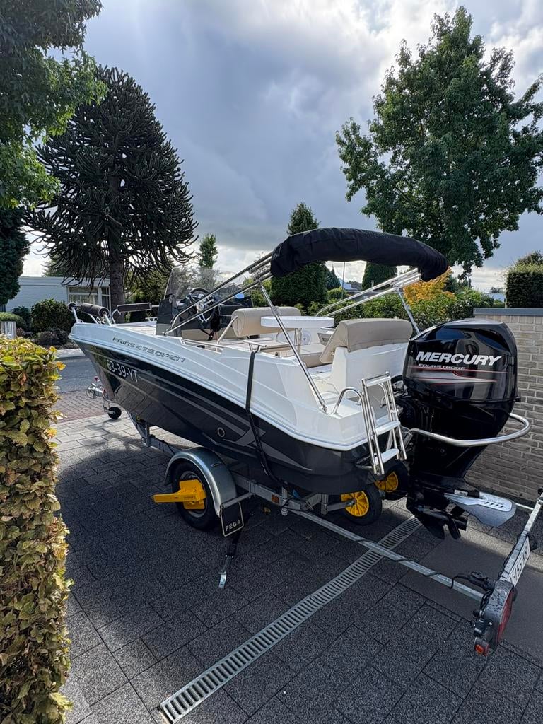 Prins 475 Open Console – nette en complete consoleboot!, Watersport en Boten, Vis- en Consoleboten, Gebruikt, 50 tot 70 pk, 3 tot 6 meter