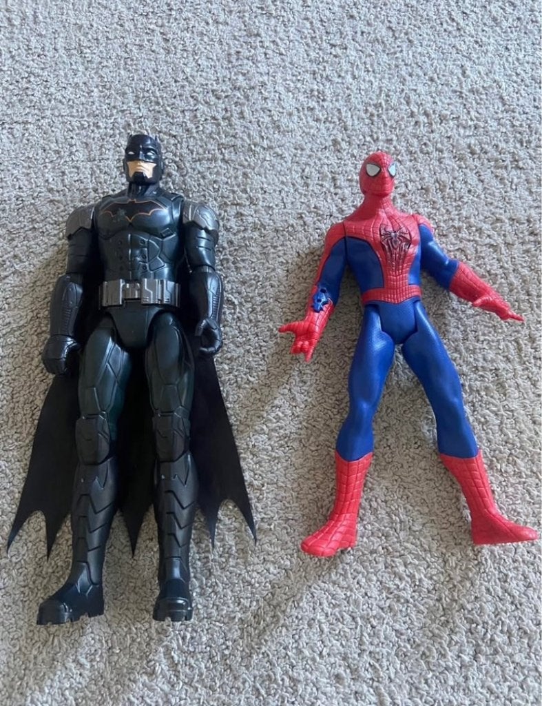 Batman and Spiderman, Ophalen of Verzenden, Zo goed als nieuw
