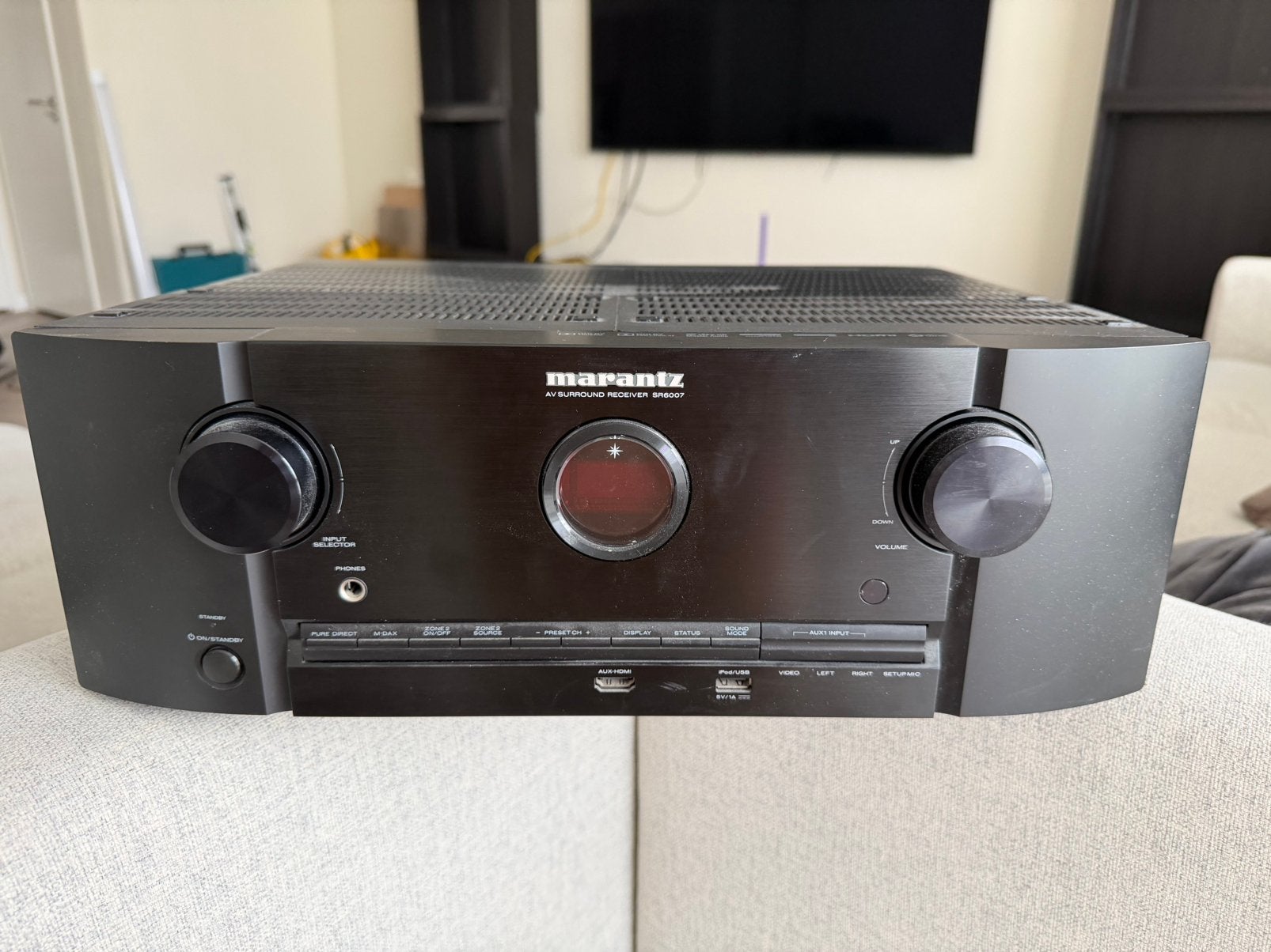 Te koop, Audio, Tv en Foto, Versterkers en Receivers, Marantz, Ophalen of Verzenden, Zo goed als nieuw, 120 watt of meer