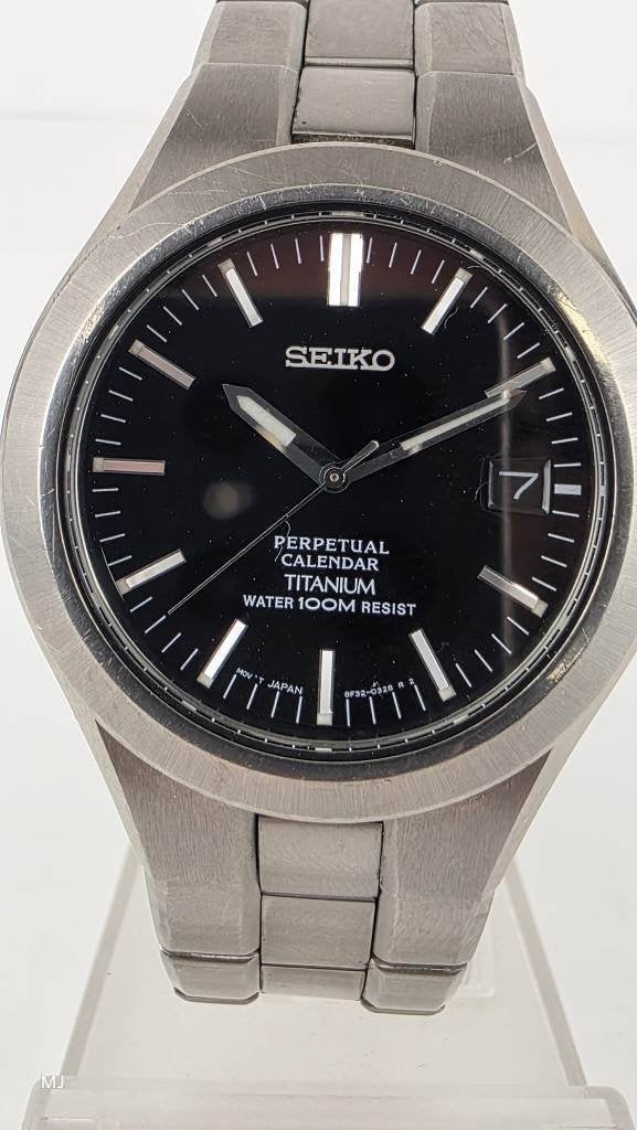 Seiko Titanium Perpetual Calander herenhorloge          H123, Sieraden, Tassen en Uiterlijk, Horloges | Heren, Gebruikt, ., Polshorloge