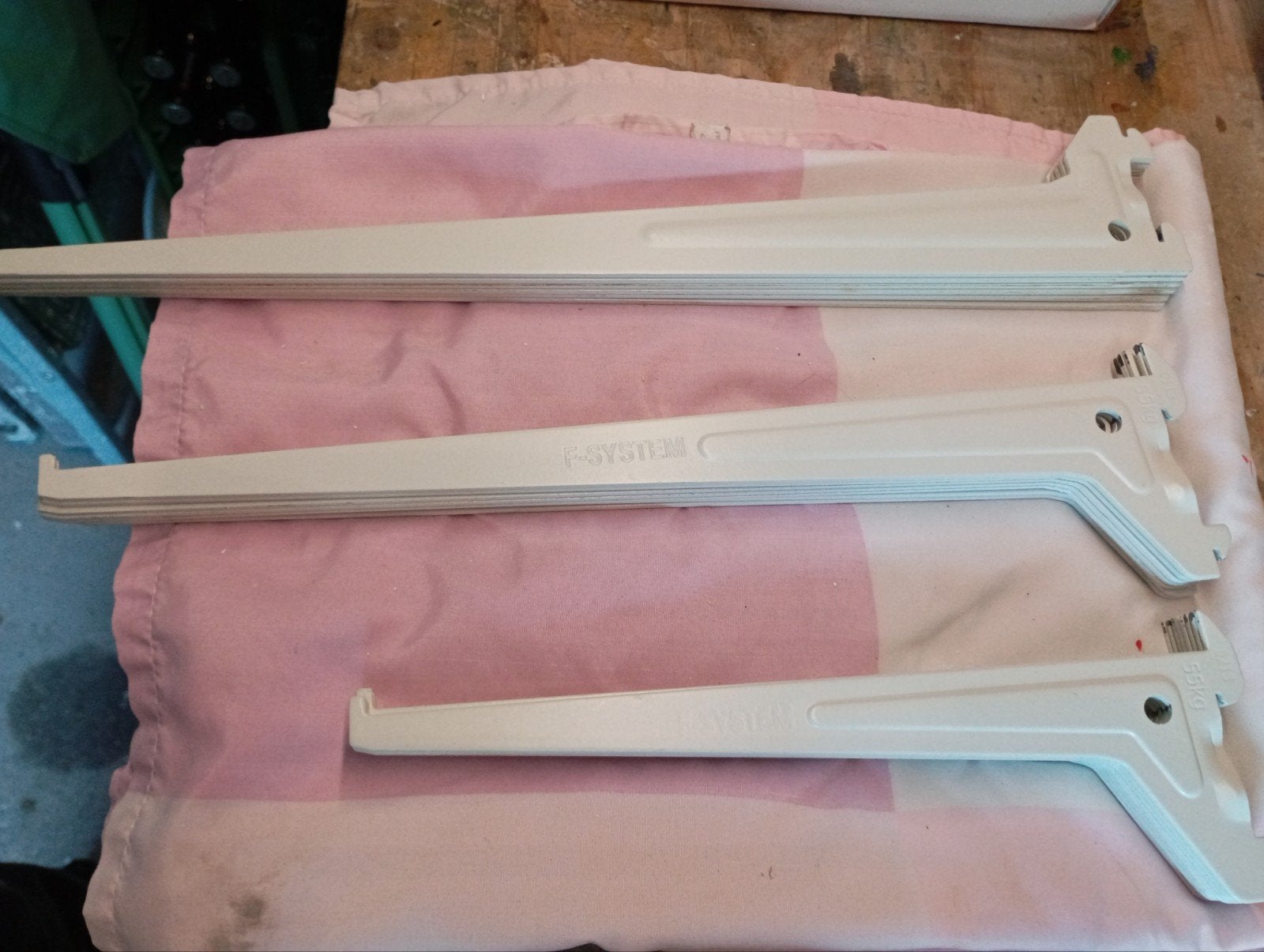 Witte plankdragers - 20, 30 en 40 cm - Set, Ophalen of Verzenden