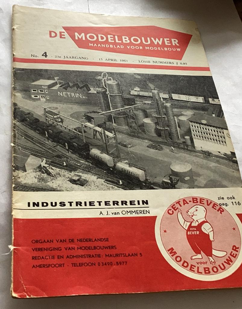De modelbouwer uit 1961 1 nummer met 35 blz, Ophalen of Verzenden, Zo goed als nieuw, Overige typen