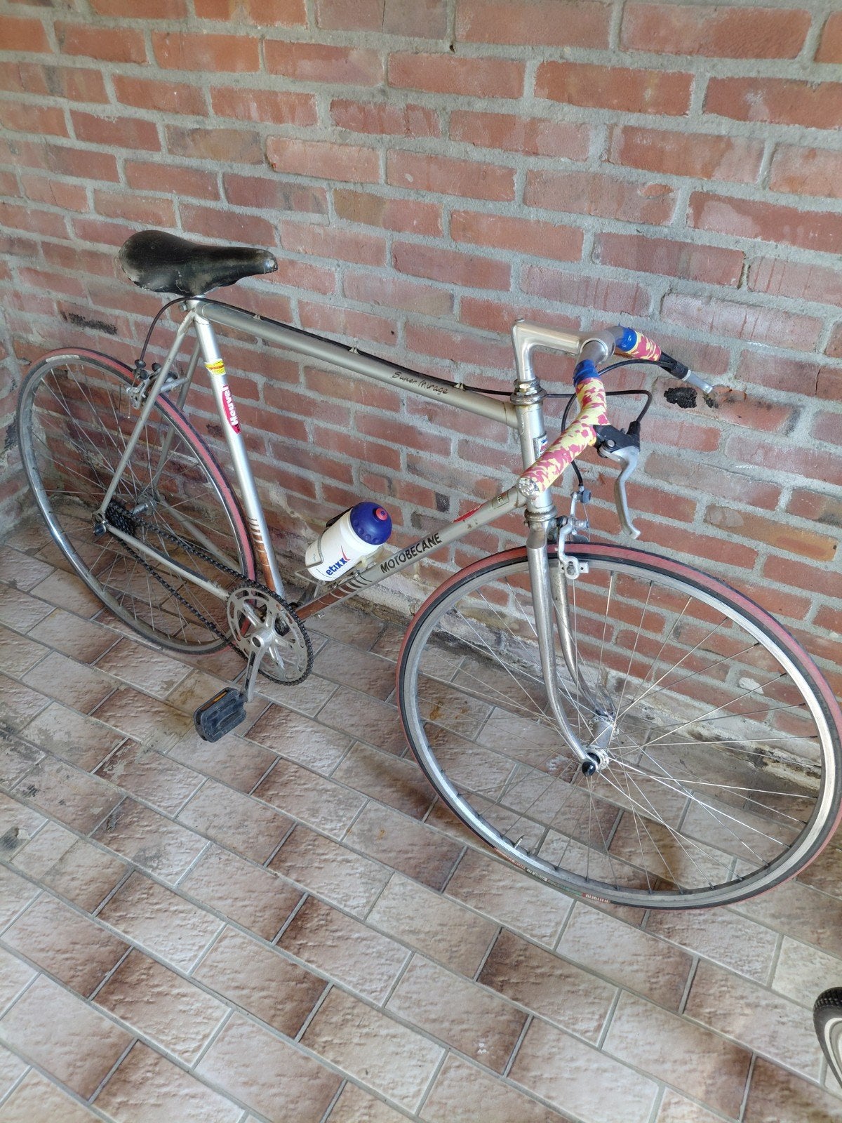 Racefiets platte sturenkoers, Ophalen