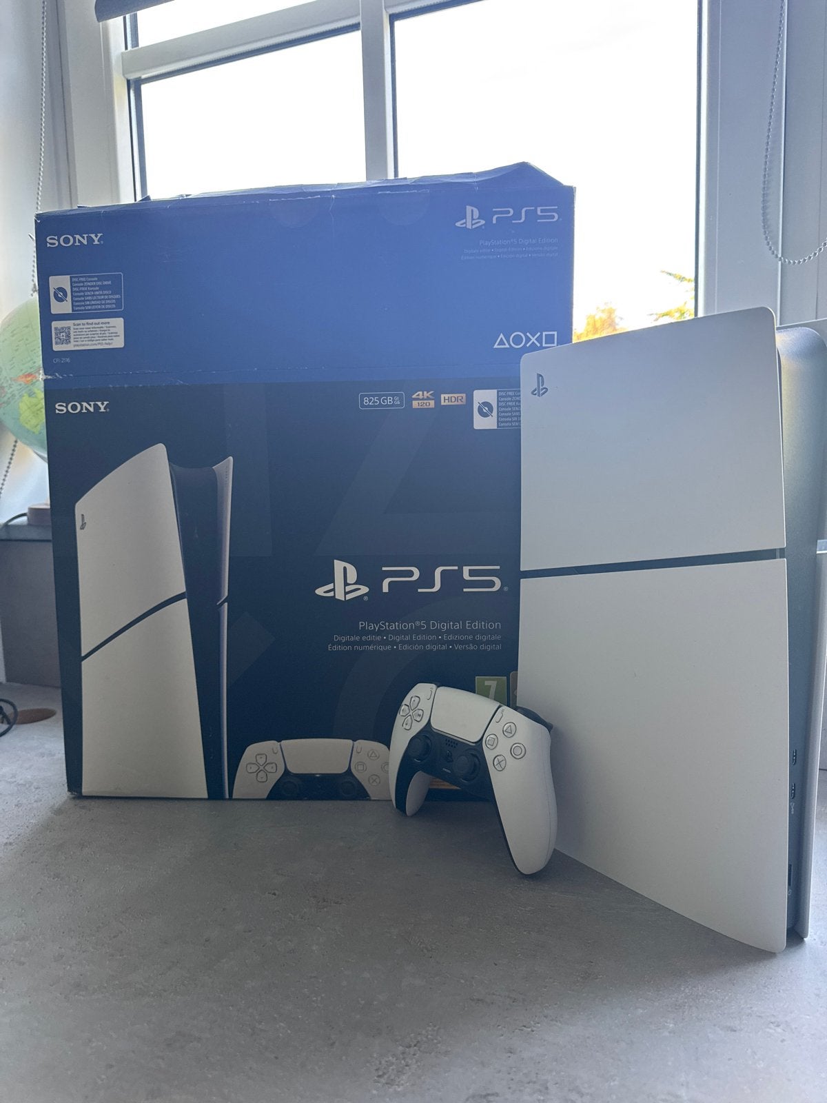 PlayStation 5 Digital Edition met alle kabels en controller, Spelcomputers en Games, Ophalen, Zo goed als nieuw, Playstation 5 Digital