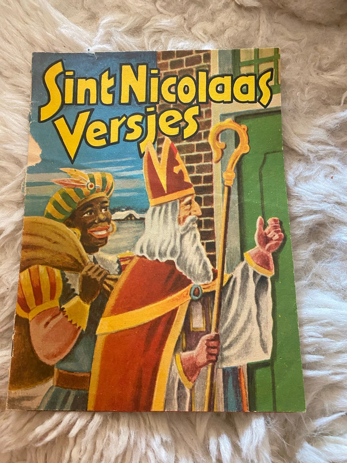 Sint Nicolaas Versjes - Vintage Sinterklaas Boekje, Boeken, Ophalen of Verzenden, Gelezen