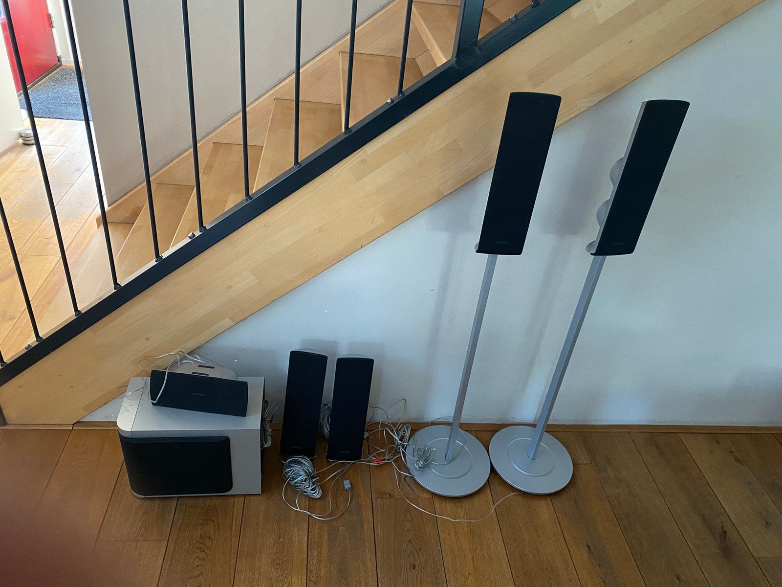 Philips home cinema set luidsprekersysteem, Audio, Tv en Foto, Ophalen, Zo goed als nieuw, Philips, Blu-ray-speler