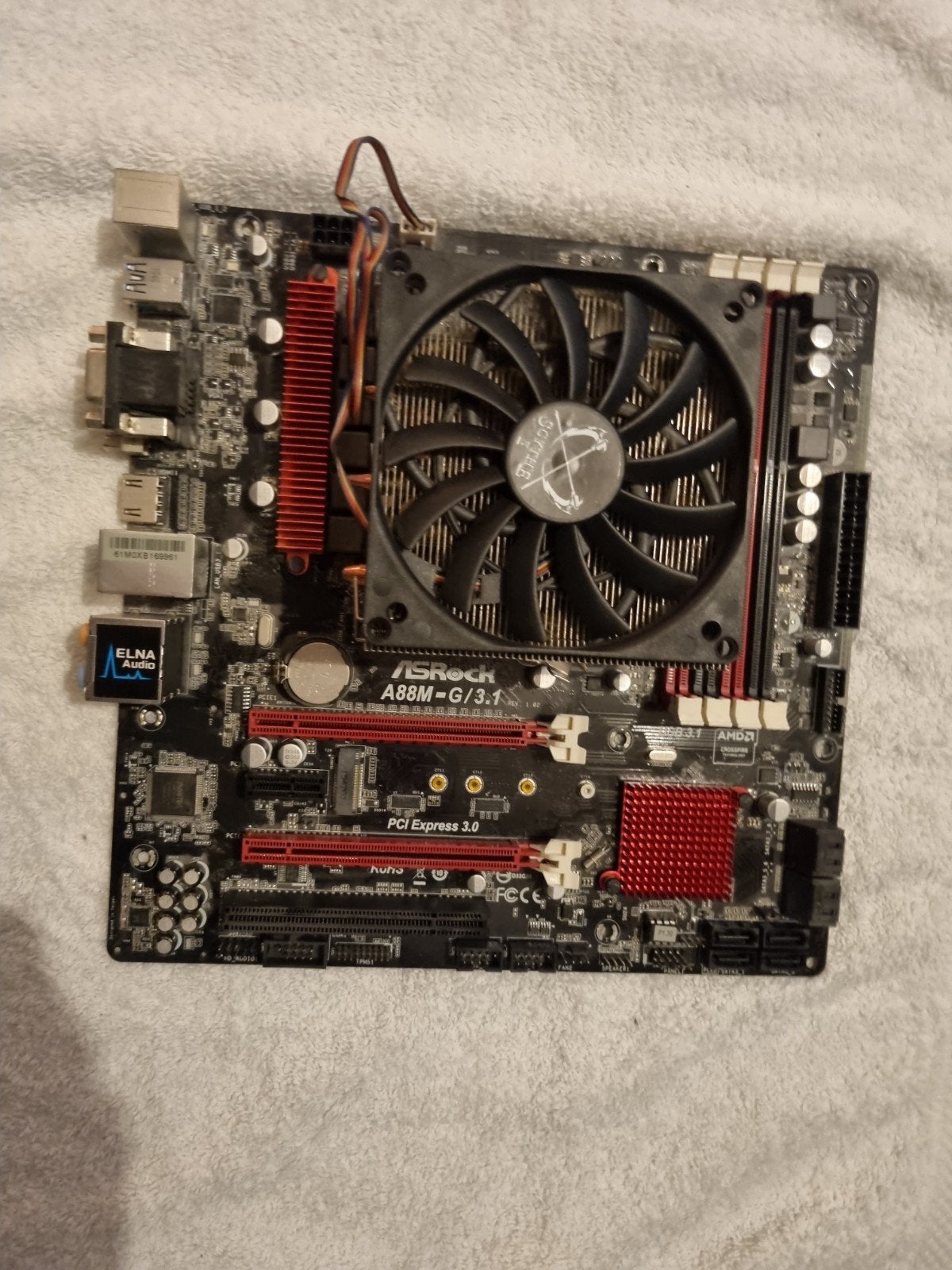 AMD A10-7860K + ASRock A88M-G/3.1 + Scythe Cooler, Computers en Software, DDR3, Ophalen of Verzenden, Zo goed als nieuw, Micro-ATX