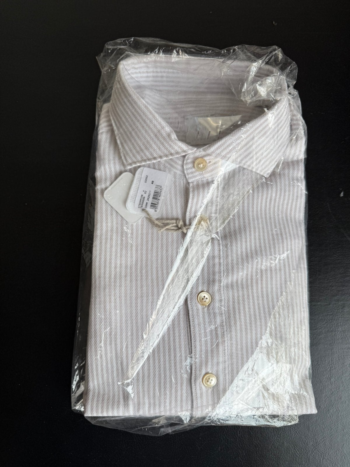 Shirt, Eleventy, new, handmade in Italy, Kleding | Heren, Overhemden, Verzenden, Nieuw, Beige, Halswijdte 39/40 (M)
