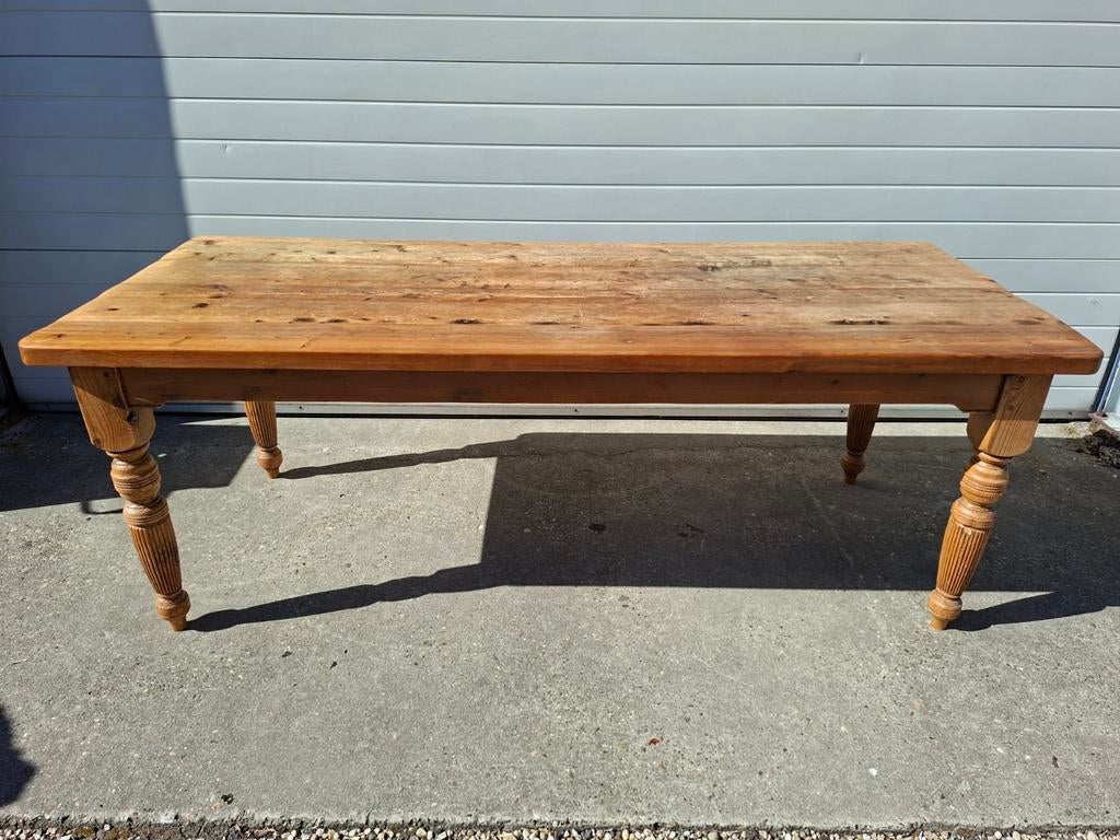 Rustieke houten eettafel, Ophalen of Verzenden