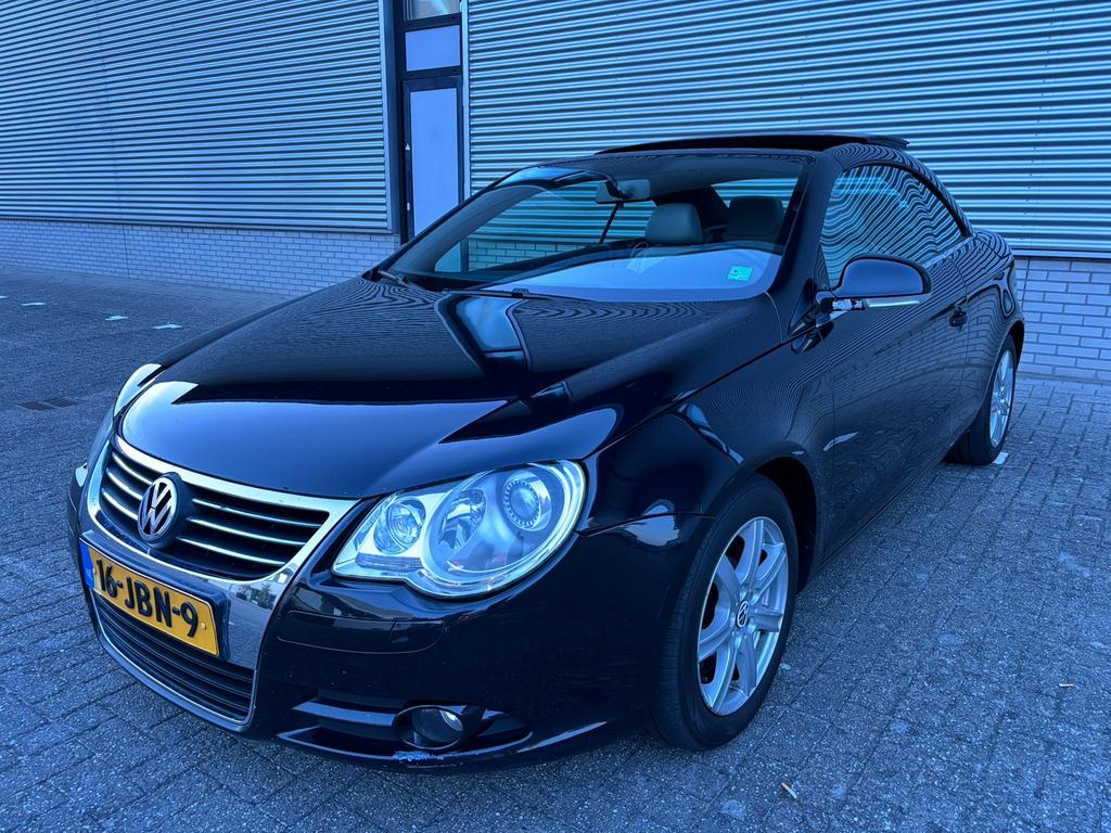 VW Eos 3.2 V6 DSG Cabrio | Leer | Rijdt Goed | €4950,-, Auto's, Volkswagen, Particulier, Eos, ABS, Airbags, Airconditioning, Alarm