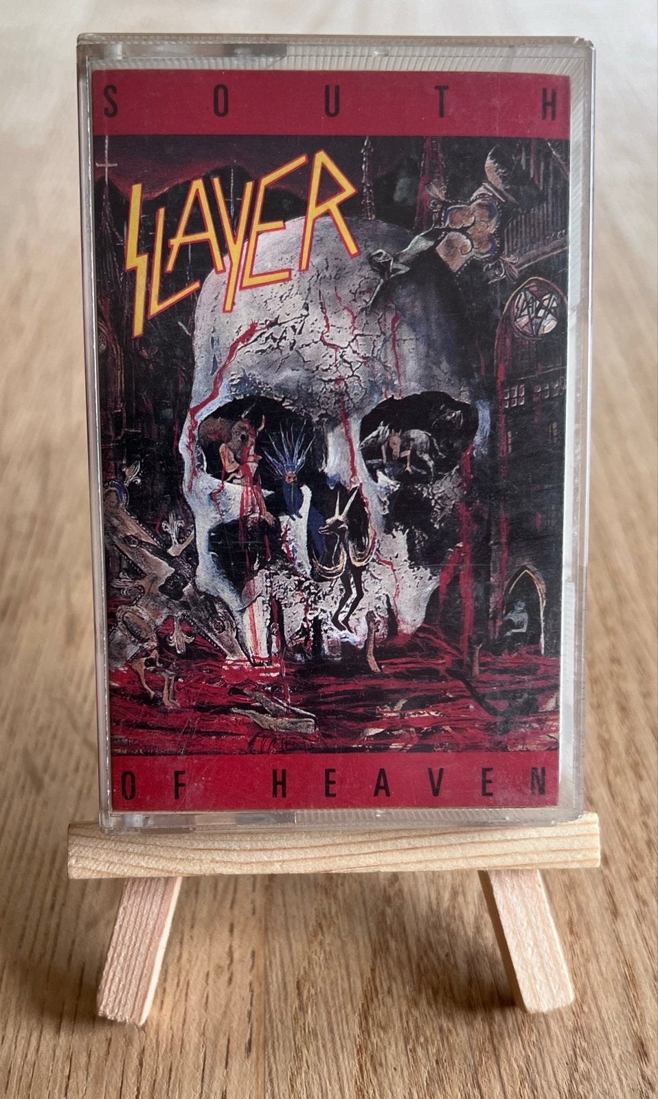 Slayer - South of Heaven cassette (Spaanse release), Gebruikt, 1 bandje, Ophalen of Verzenden, Origineel
