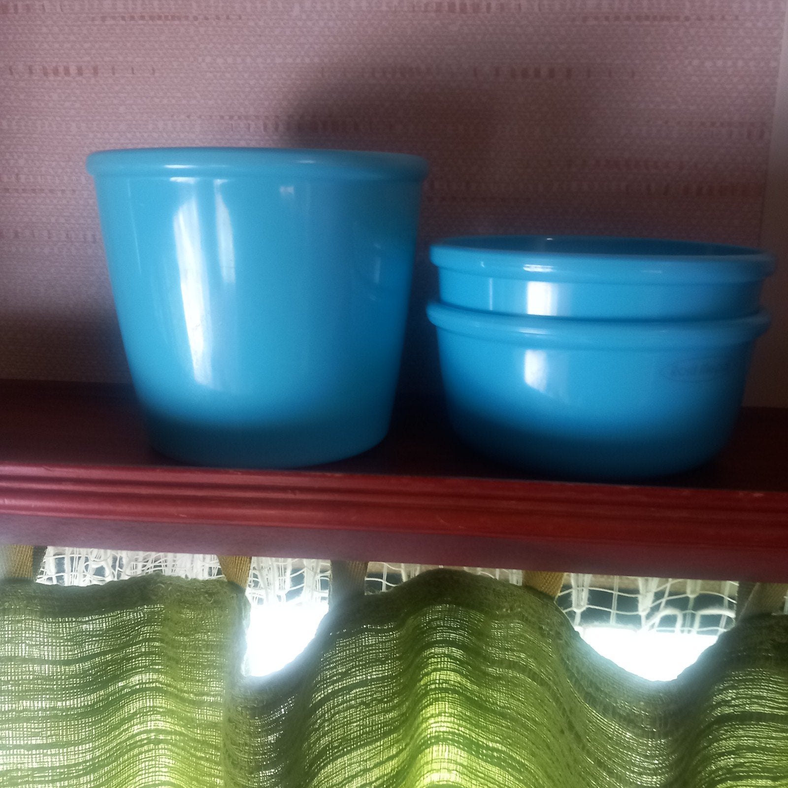 Mepal Rosti campingservies blauwe set, Caravans en Kamperen, Kampeeraccessoires, Ophalen of Verzenden, Zo goed als nieuw