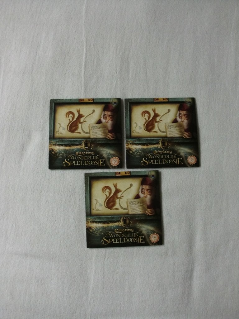 Efteling - 3x Wonderlijk Speeldoosje (1 - 6 - 18), Verzamelen, Ophalen of Verzenden, Nieuw, Overige typen