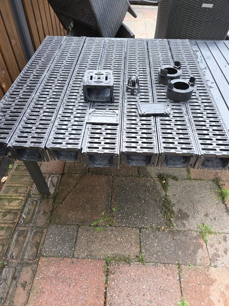 Afwateringsgoten, Ophalen, Zo goed als nieuw