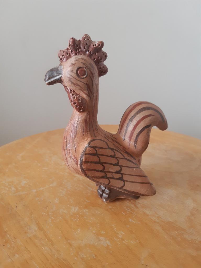 Keramieke klei fluit. Haan., Ophalen of Verzenden