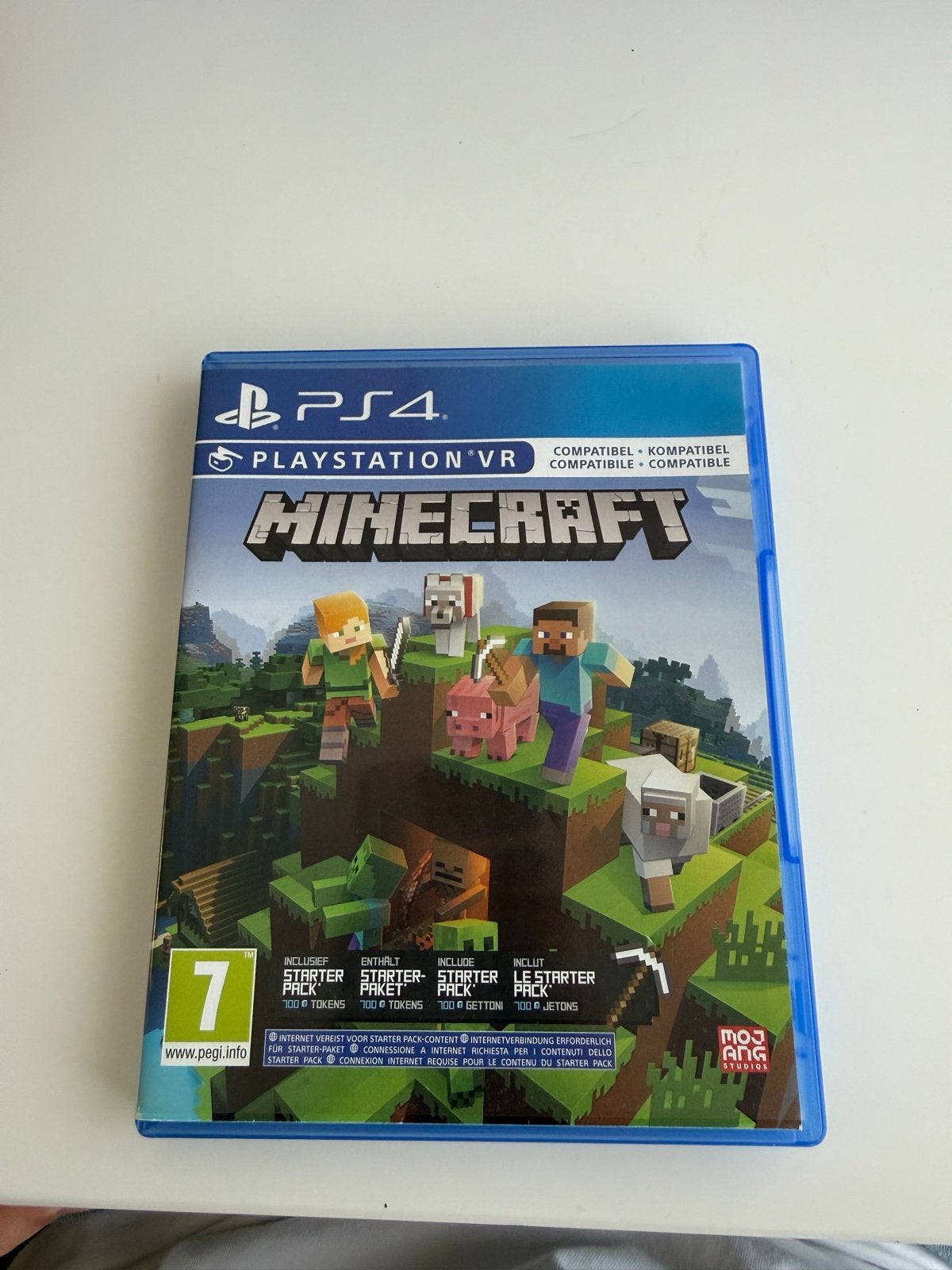 Minecraft voor PS4 - Krasvrij, Ophalen, Virtual Reality, Eén computer, Zo goed als nieuw