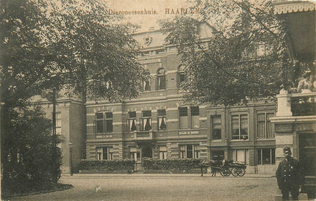 701-055-033 Haarlem Diaconessenhuis, Verzenden, Voor 1920, Noord-Holland