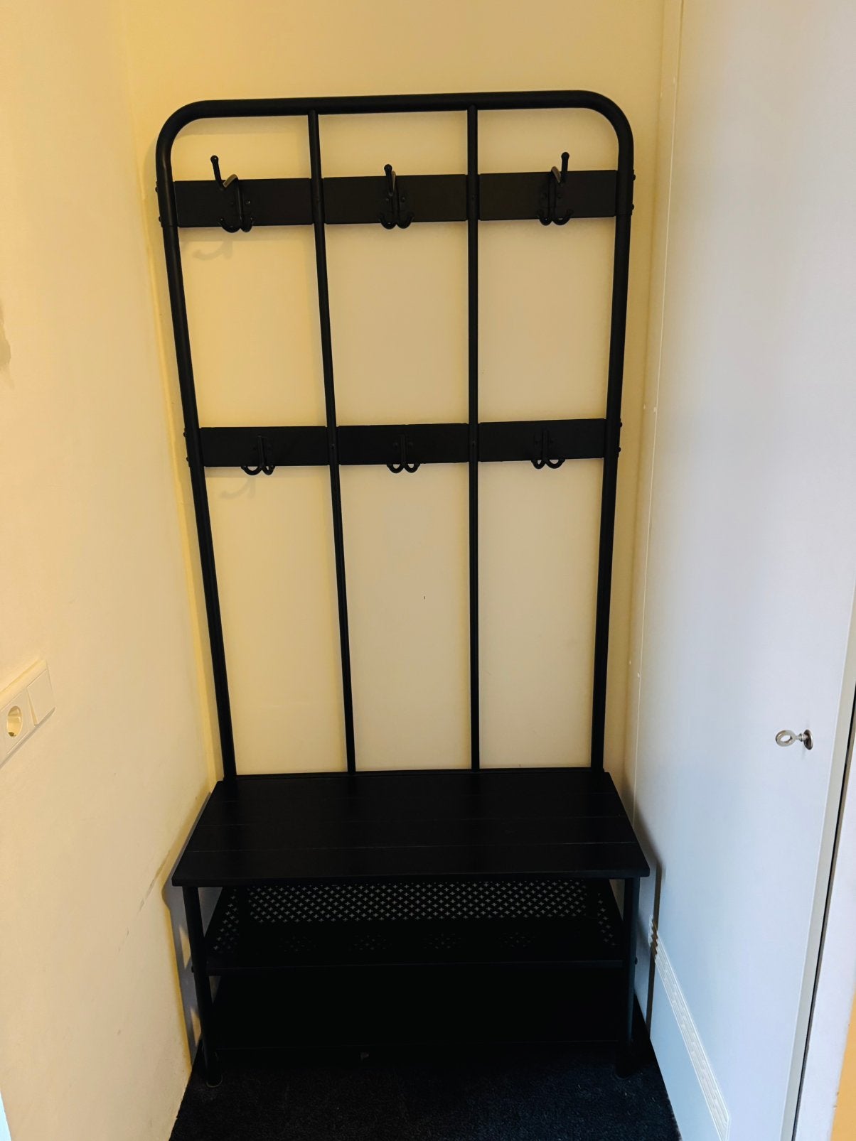 Kapstok met schoenenrek IKEA Nipasen, Ophalen, Gebruikt