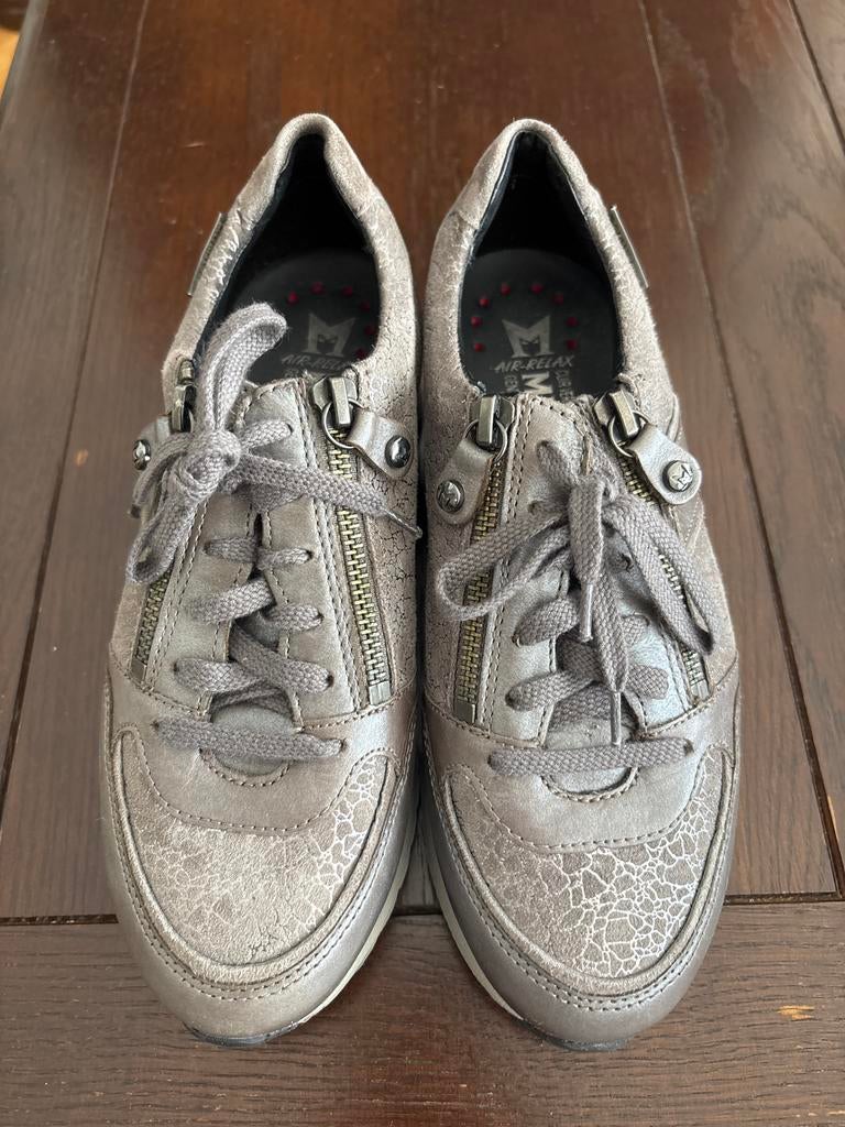 Mephisto Air-Relax sneakers, maat 2,5 (35), grijs, Ophalen of Verzenden, Gedragen, Grijs, Sneakers of Gympen