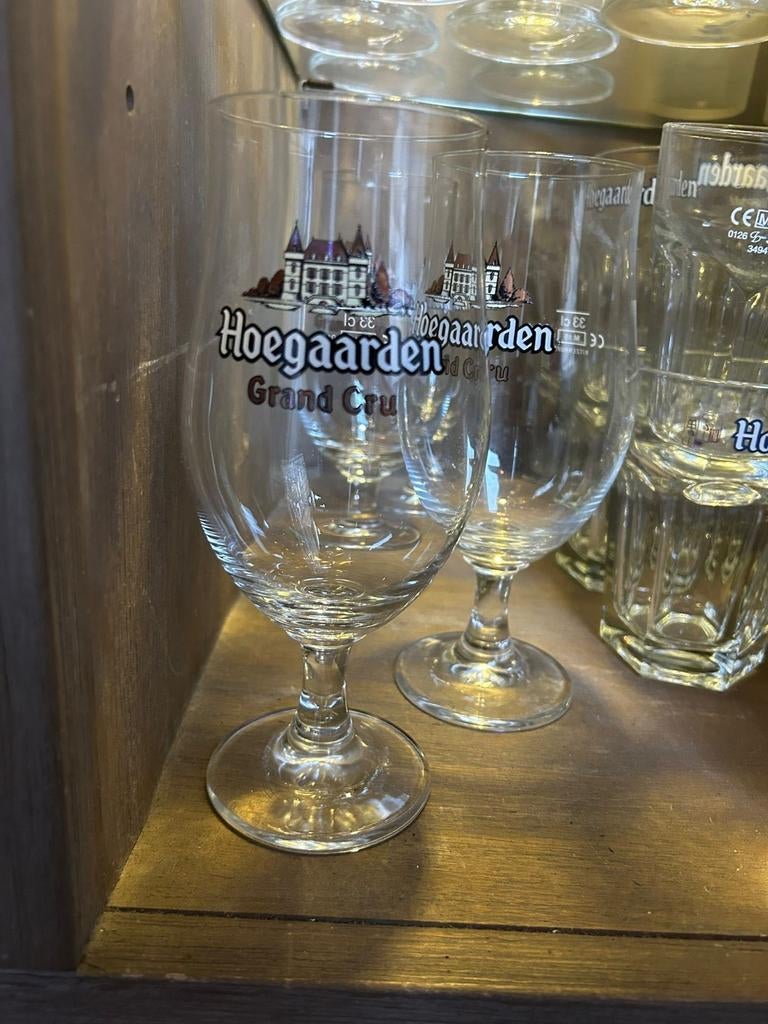 Hoegaarden Grand Cru, Ophalen, Gebruikt, Bierglas