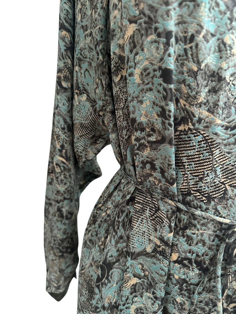 Sissel Edelbo jurk NIEUW One Size, Kleding | Dames, Jurken, Blauw, Nieuw, Ophalen of Verzenden, Onder de knie