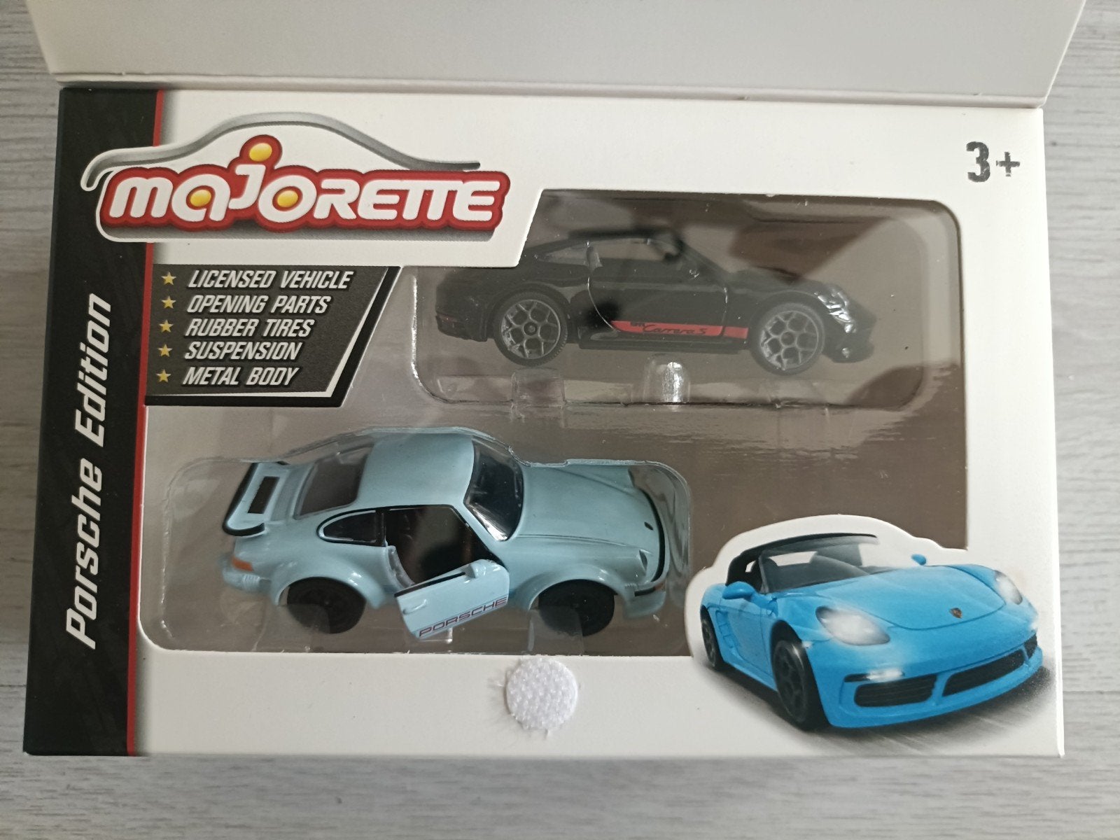 Majorette Porsche Edition 2-delige set, Ophalen of Verzenden, Nieuw