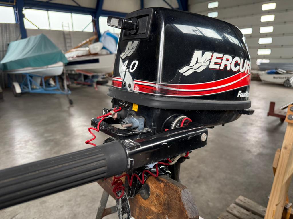 Mercury FourStroke 4 PK langstaart buitenboordmotor, Ophalen, 10 tot 30 pk, Gebruikt, Buitenboordmotor