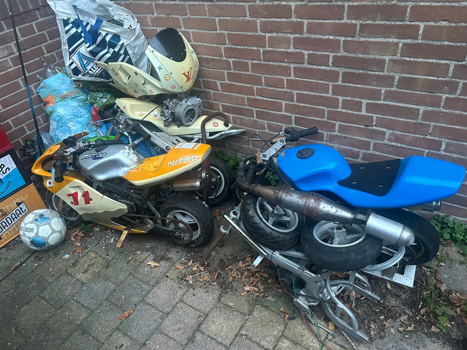 Minibikes+frames, Ophalen, Gebruikt, Overige typen