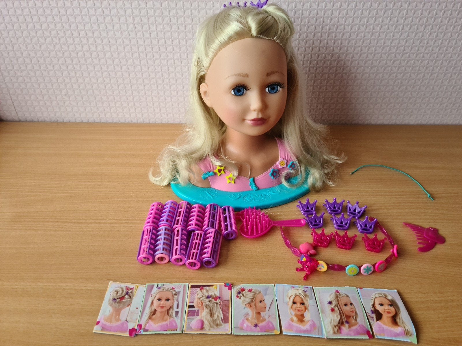 Babyborn  pop ,kapperpop ,bed,buggy,maxicosi, Ophalen of Verzenden, Zo goed als nieuw, Babypop