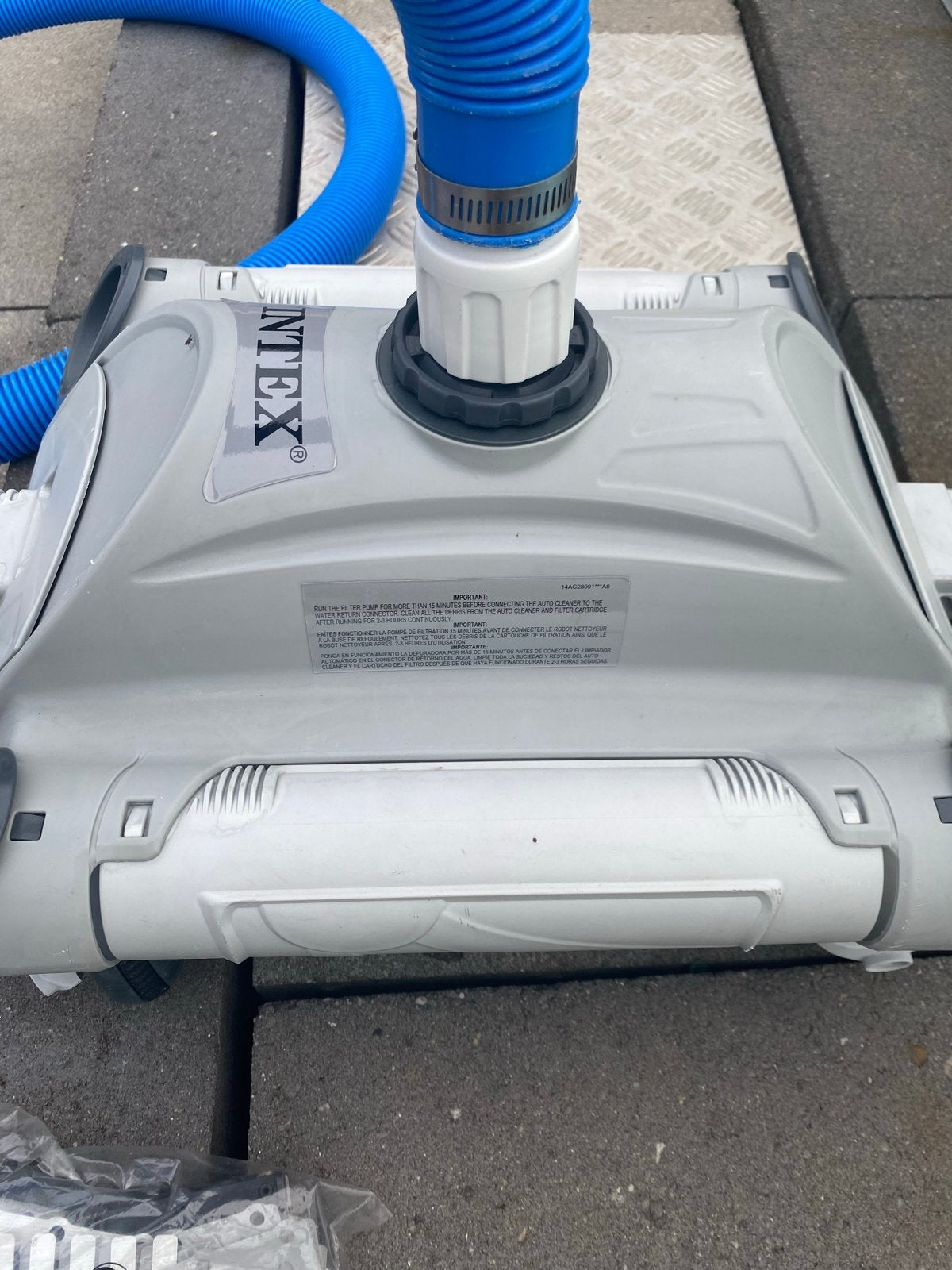 Intex Zwembadreiniger - Automatische Bodemzuiger, Ophalen of Verzenden, Zo goed als nieuw, Overige typen