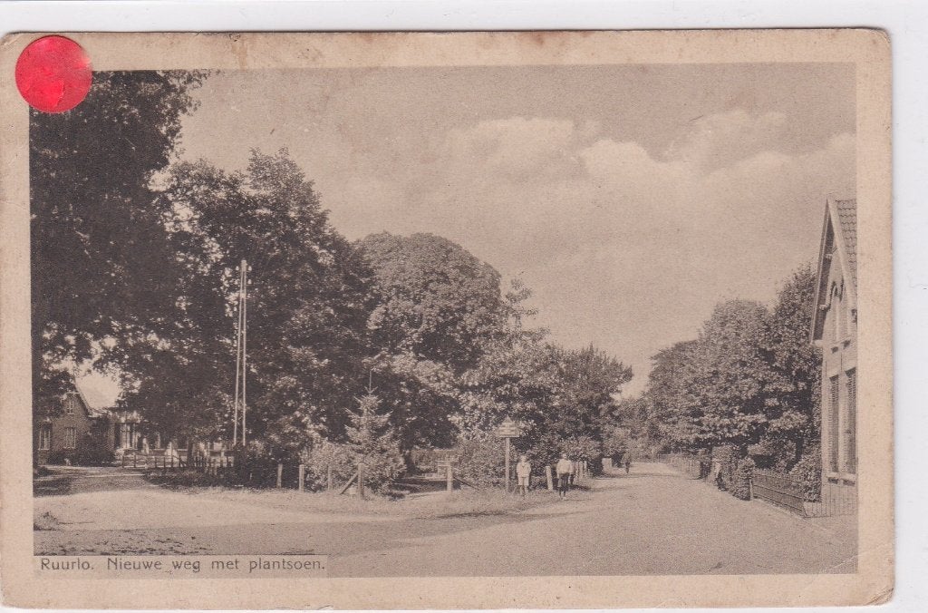 18771 Ruurlo Borculo Eibergen Gelderland Nieuwe weg 1932, Ophalen of Verzenden, 1920 tot 1940, Gelopen, Gelderland