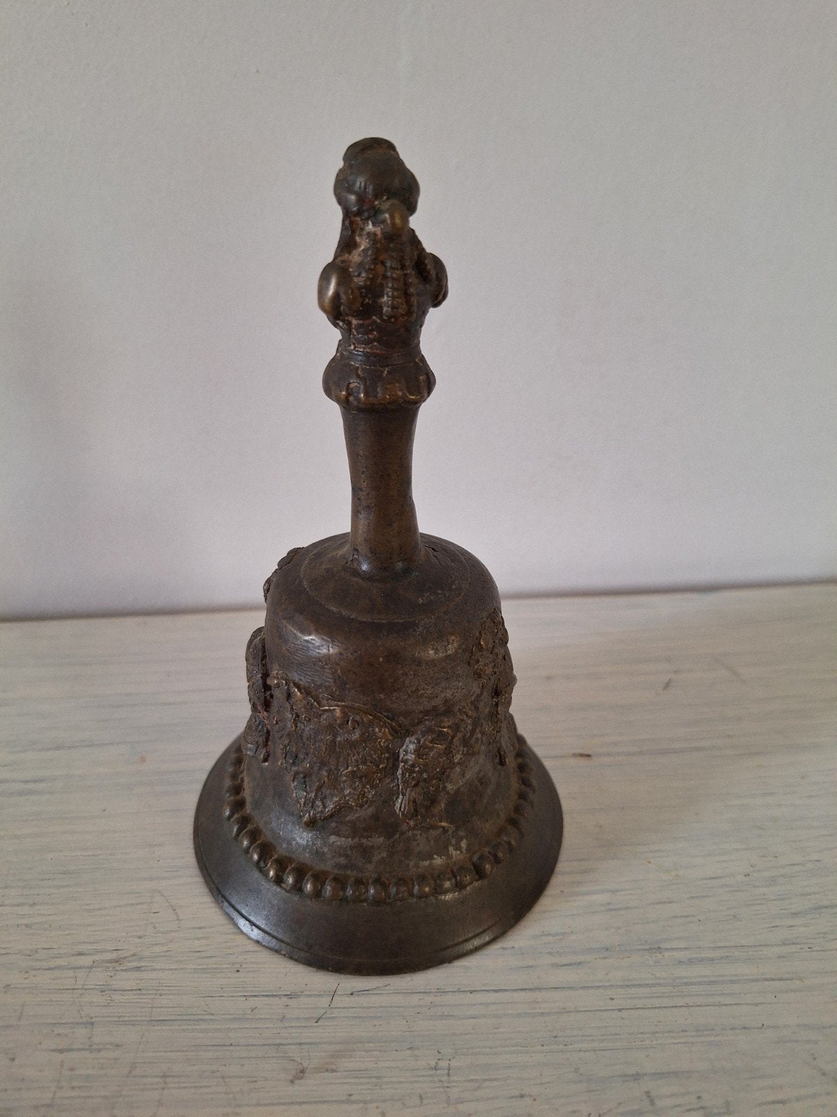 messing/ bronsen tafelbel, Ophalen of Verzenden